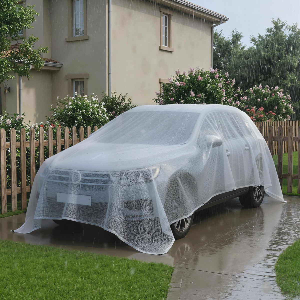 Waterproof Tarp 4x6m, 140g/m², UV-Stable with Grommets
