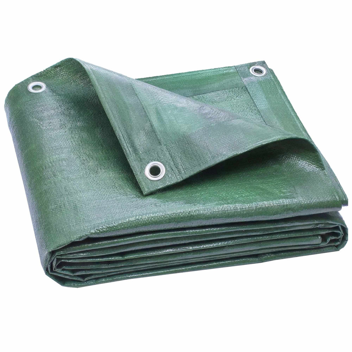 Waterproof Tarp 4x6m, Tear-Resistant, UV-Stable, Green