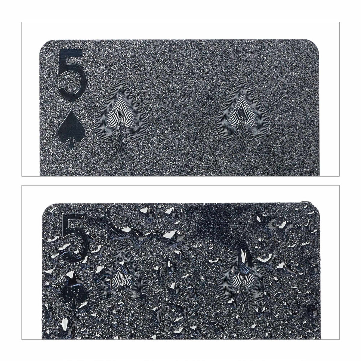 Waterproof poker cards 2 sets