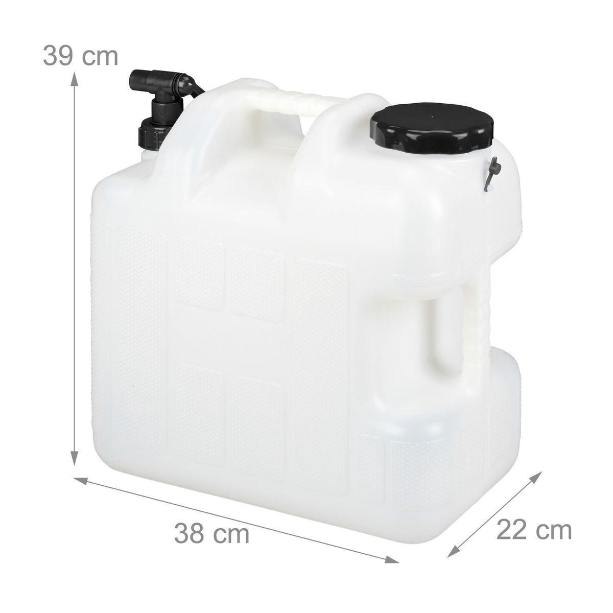 Water tank with faucet