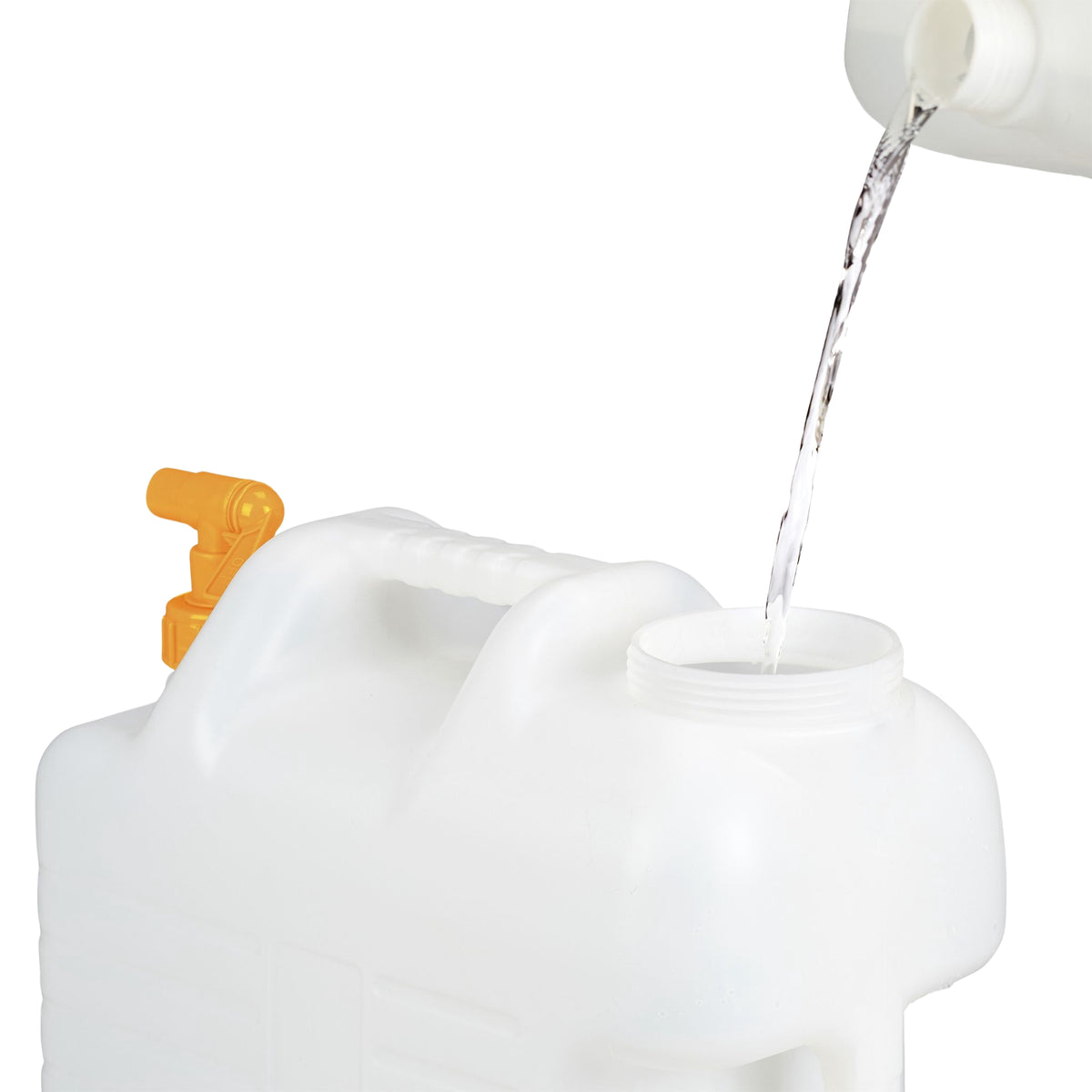 Water tank with faucet