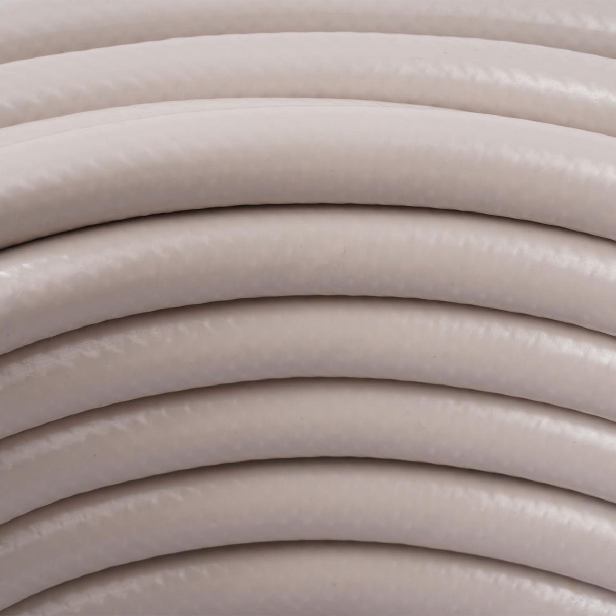 Weatherproof Beige Garden Hose, UV-Resistant, 1/2-Inch