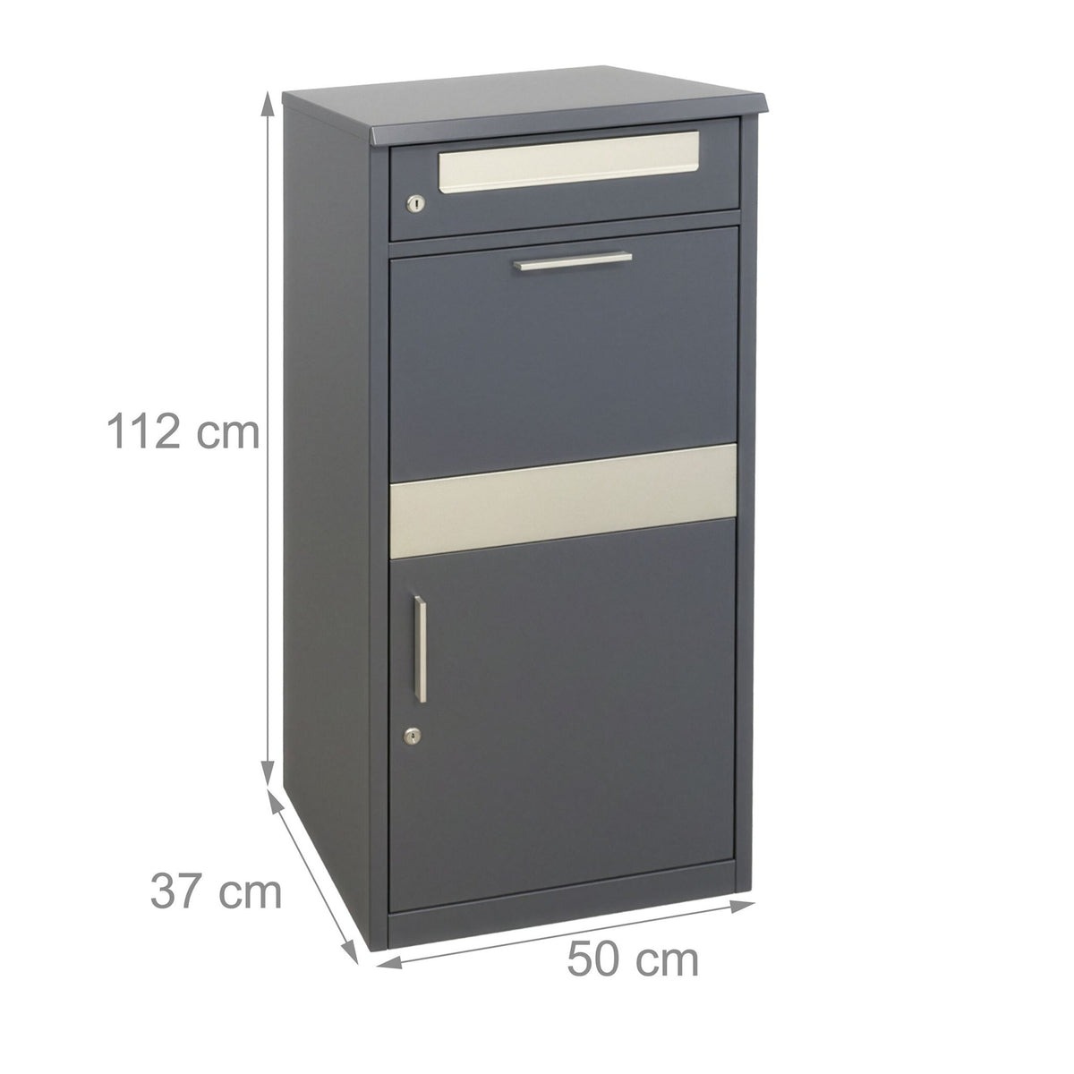 Weatherproof Letterbox with Secure Parcel Slot