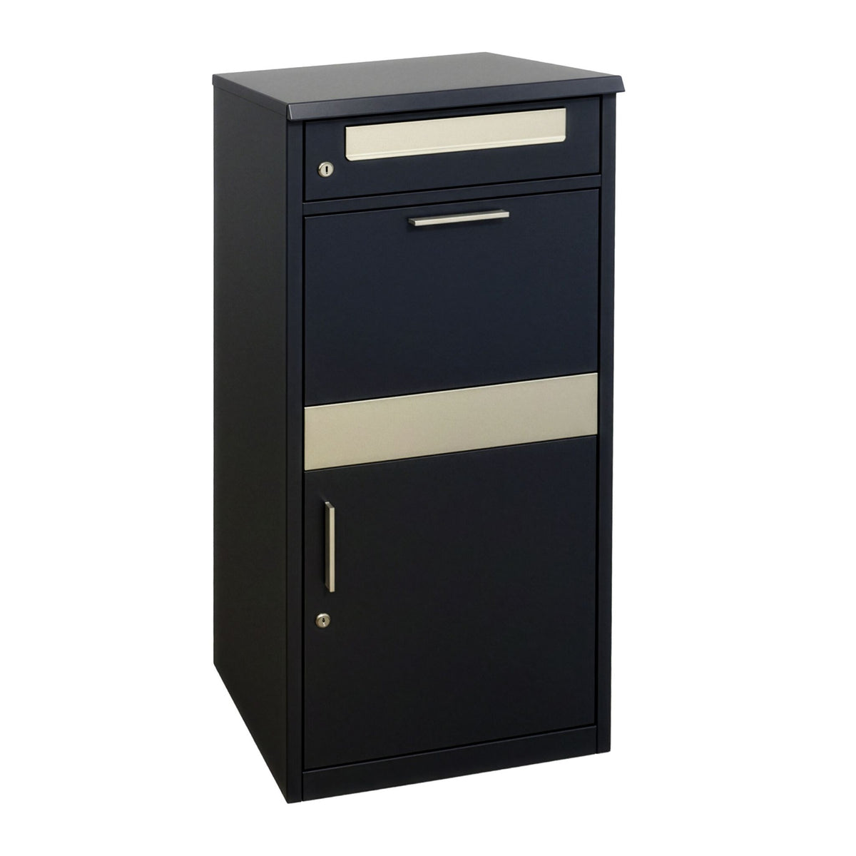 Weatherproof Parcel Letterbox with Lockable Compartments