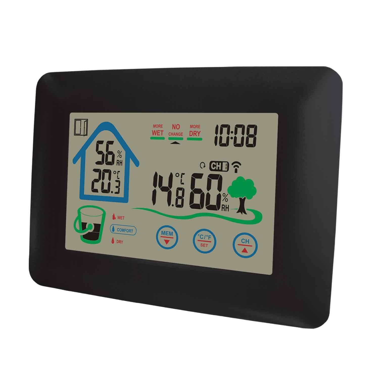 Weather station with clock