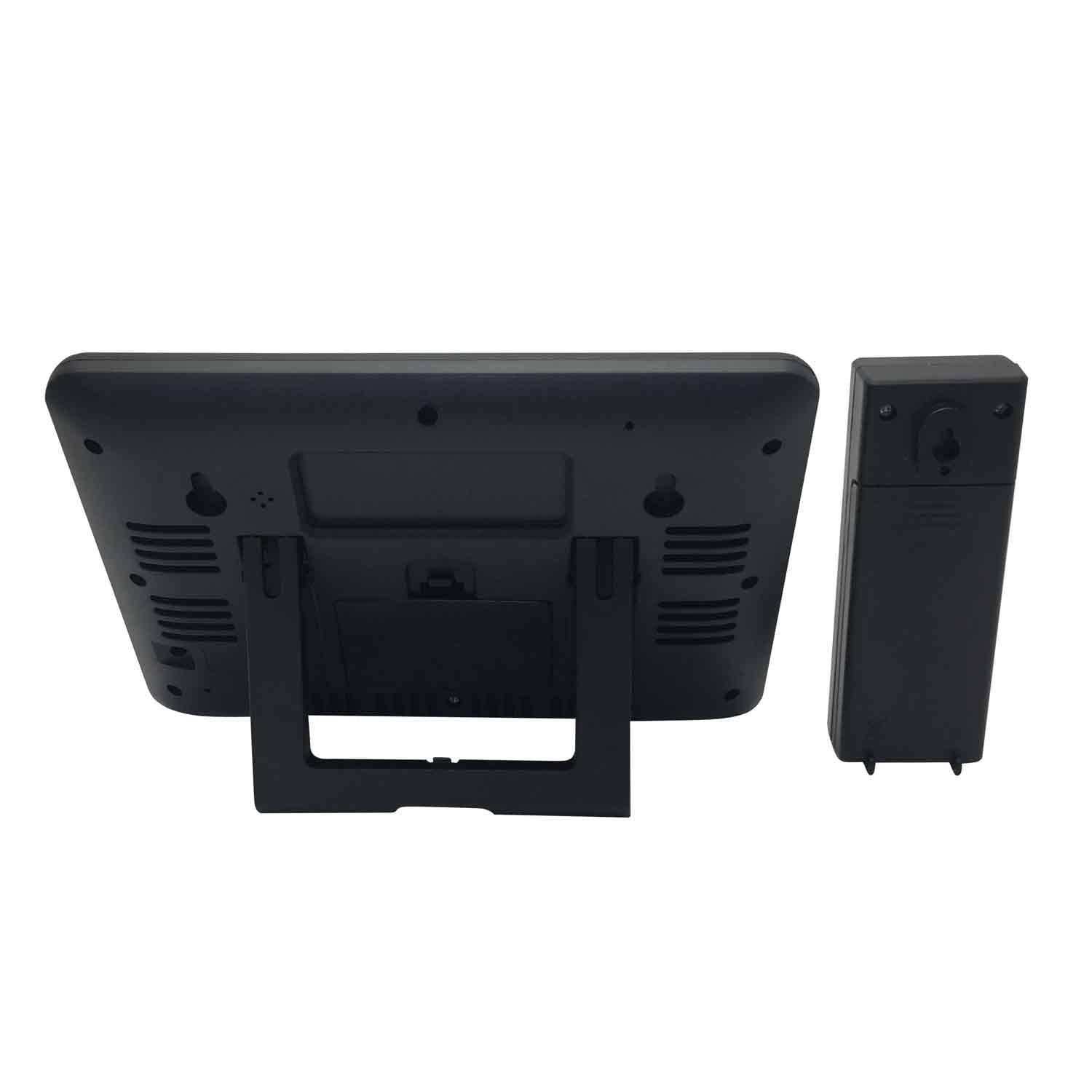 Weather station with clock