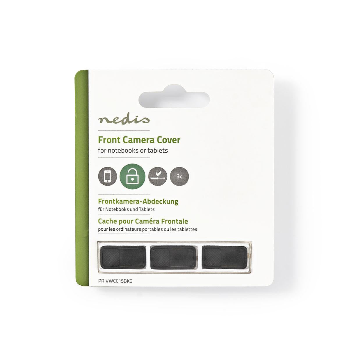 Webcam protection | Used for: Computer | Plastic | Glue on the back | 1 pc.