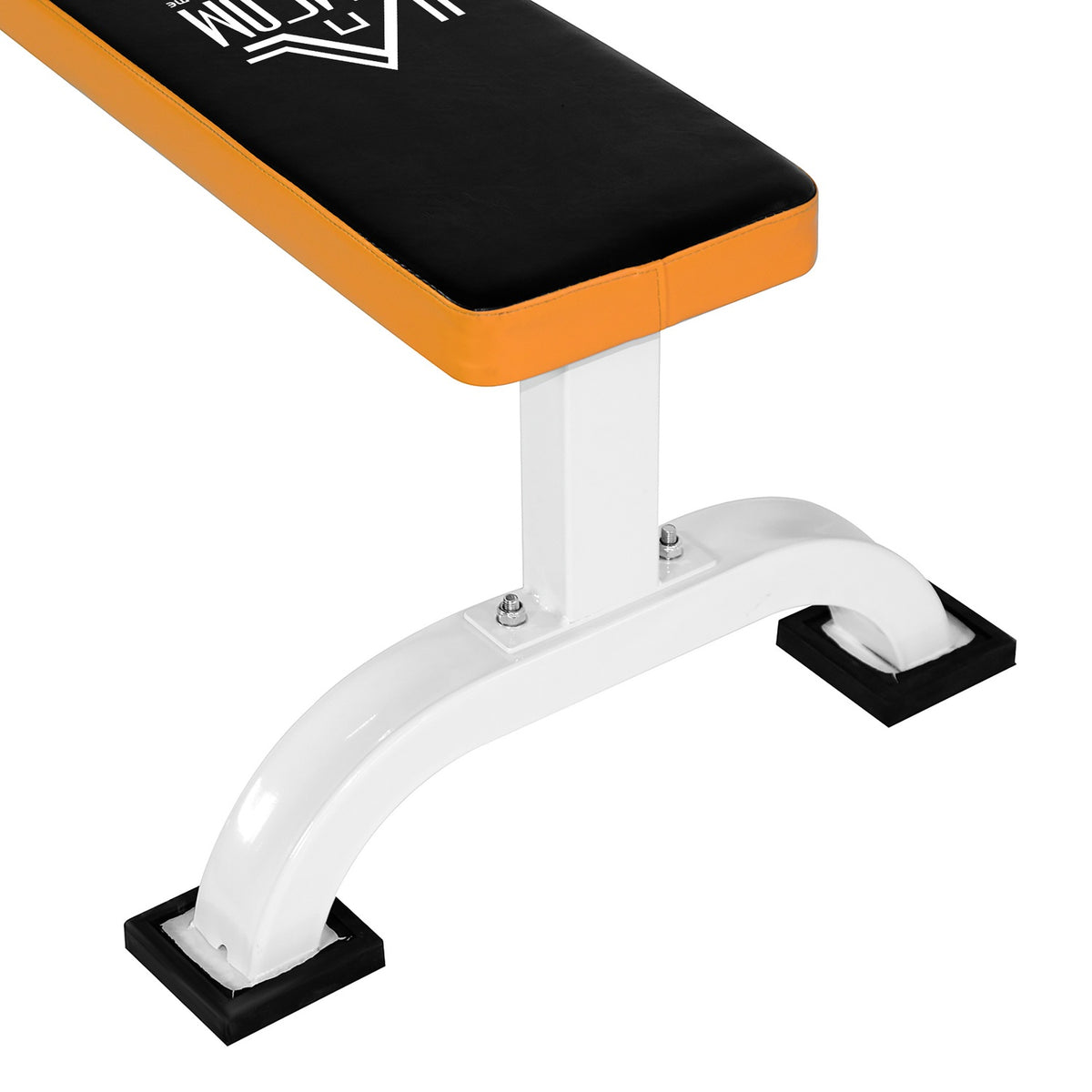 Weight Bench, Flat Bench, Fitness Bench, Multifunctional Training Bench, Steel, Black, 112X62X43 Cm, For Home