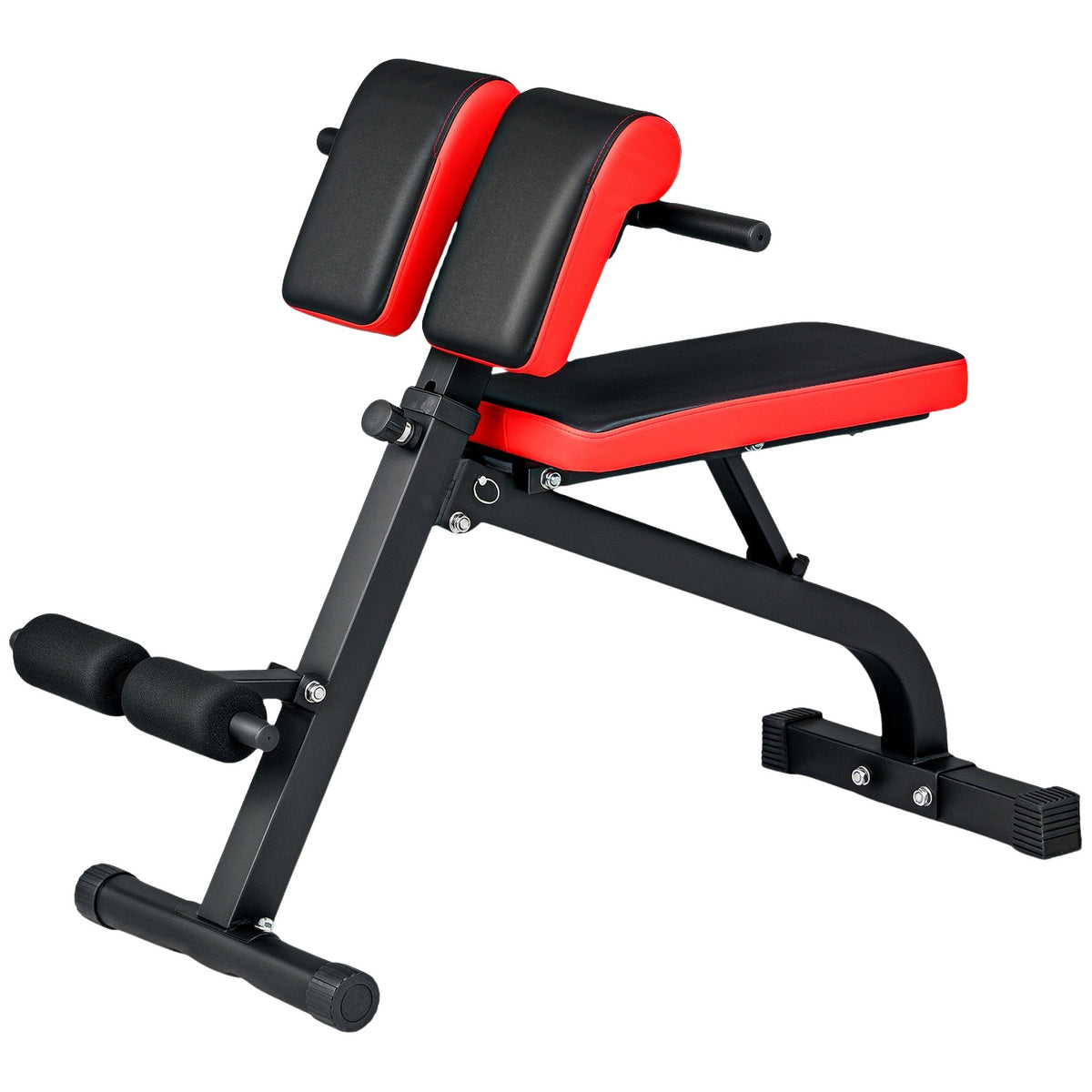 Weight Bench, Versatile Fitness Bench, Adjustable, Foldable Design, Bicep Curls, Barbell, Steel, up to 120kg, 103 x 65 x 67-98cm, Black