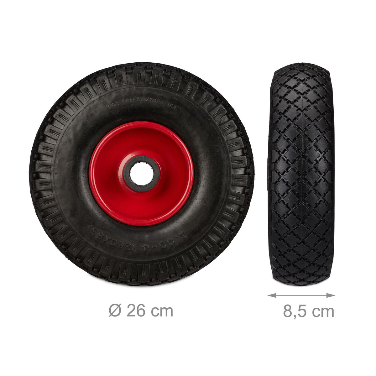 Wheelbarrow wheels 2 pcs.