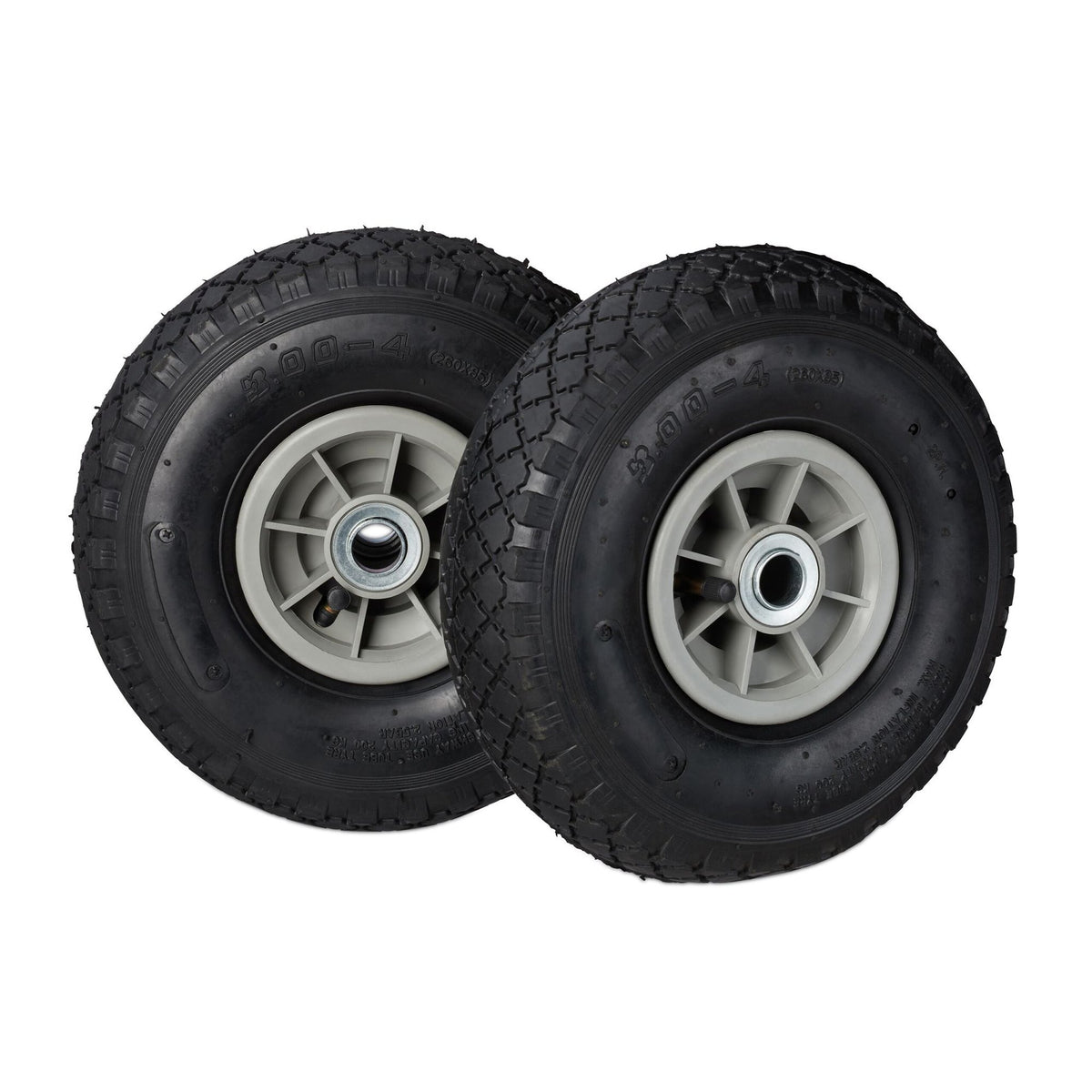 Wheelbarrow wheels PU rubber, 2 pcs.