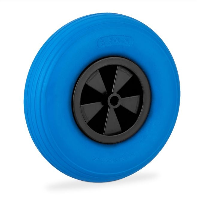 Wheel for wheelbarrow 3.50-6 in blue/black