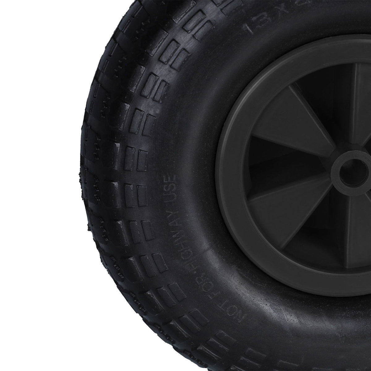 Wheel for wheelbarrow 4.00-6 in black