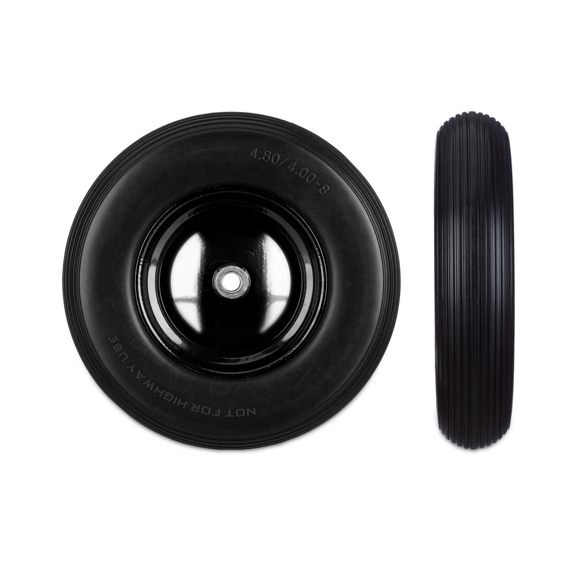 Wheel for wheelbarrow 4.80 4.00-8 solid rubber
