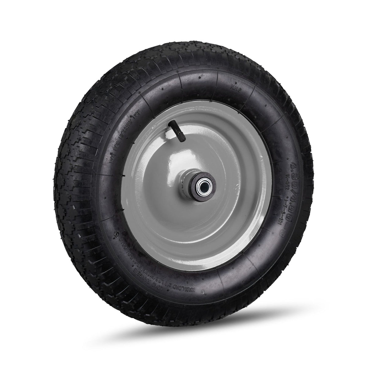 Wheels for wheelbarrow 4.80 4.00-8 with adapters