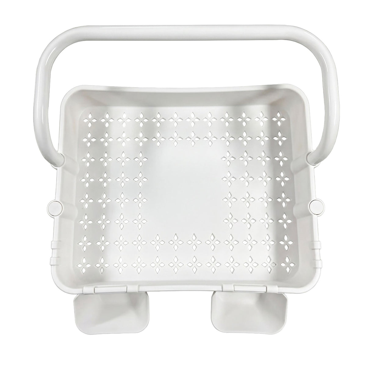 White 3-Tier Metal Storage Trolley with Wheels