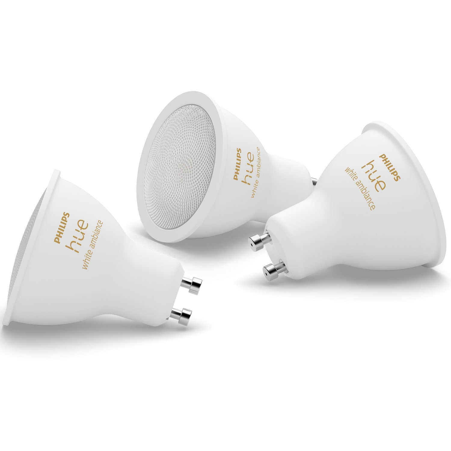 White Ambiance GU10 400lm 3-pack