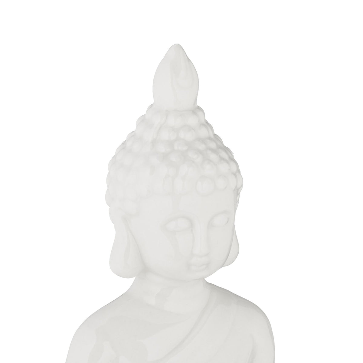 White Buddha figure 17 cm