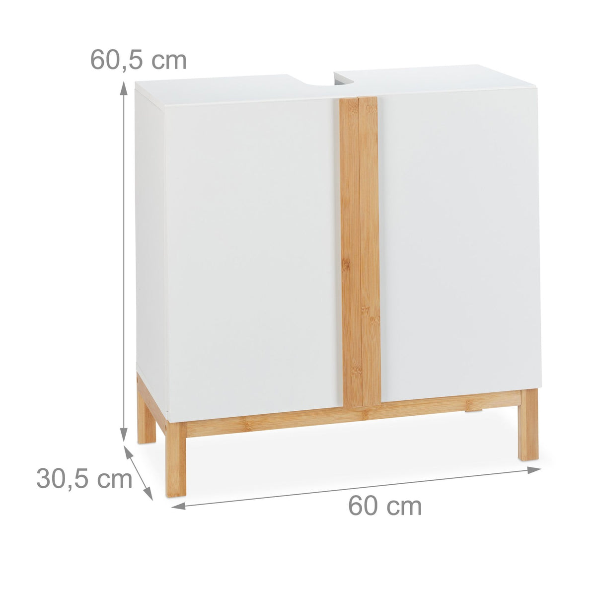 White base cabinet