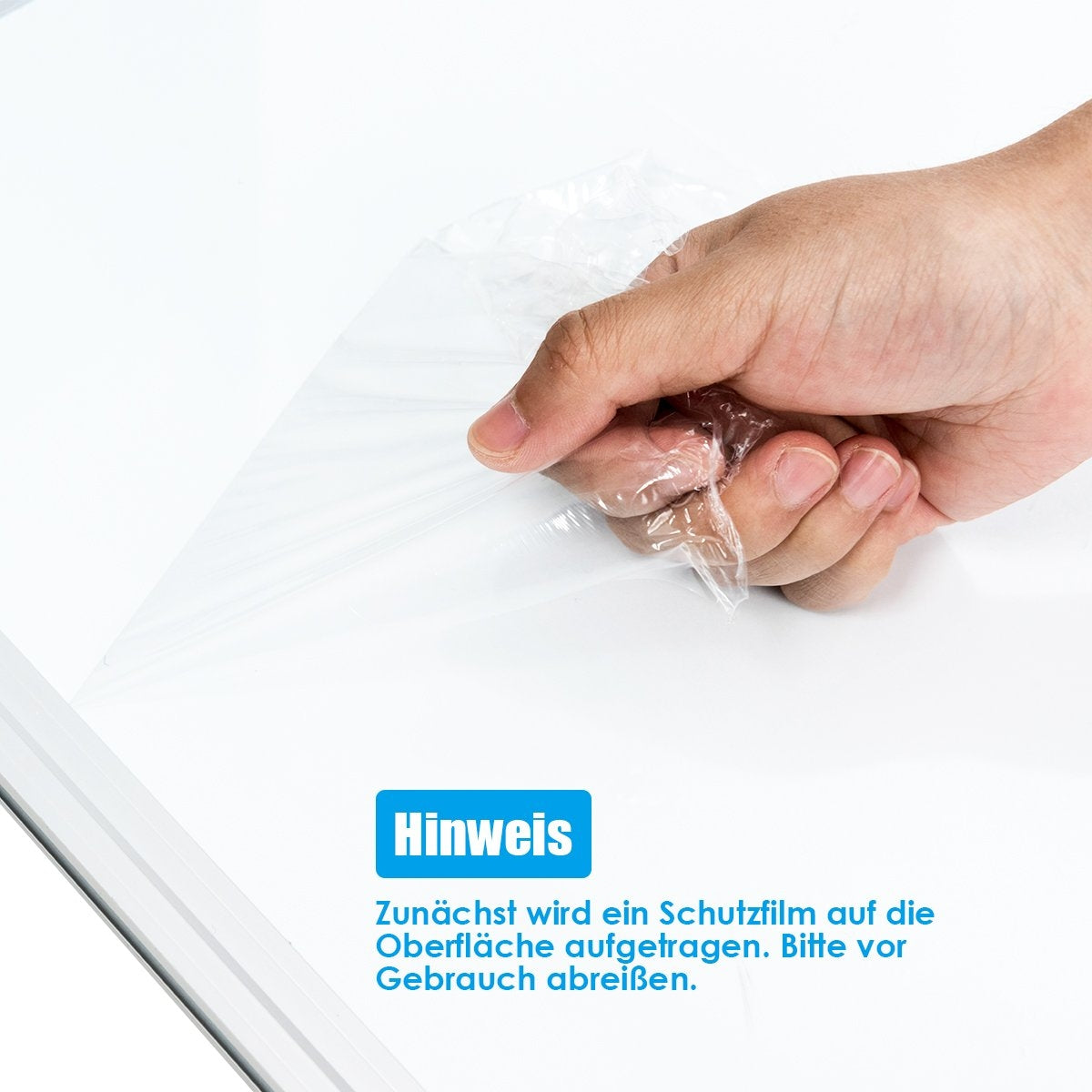 Whiteboard magnetic board writing board wall board memo board with aluminum frame 90 x 60 cm
