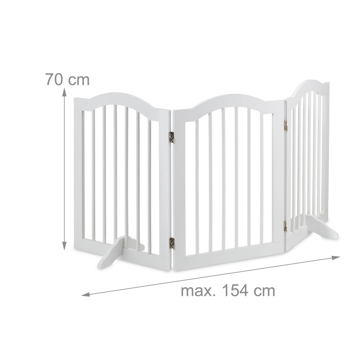 White security gate 70 cm