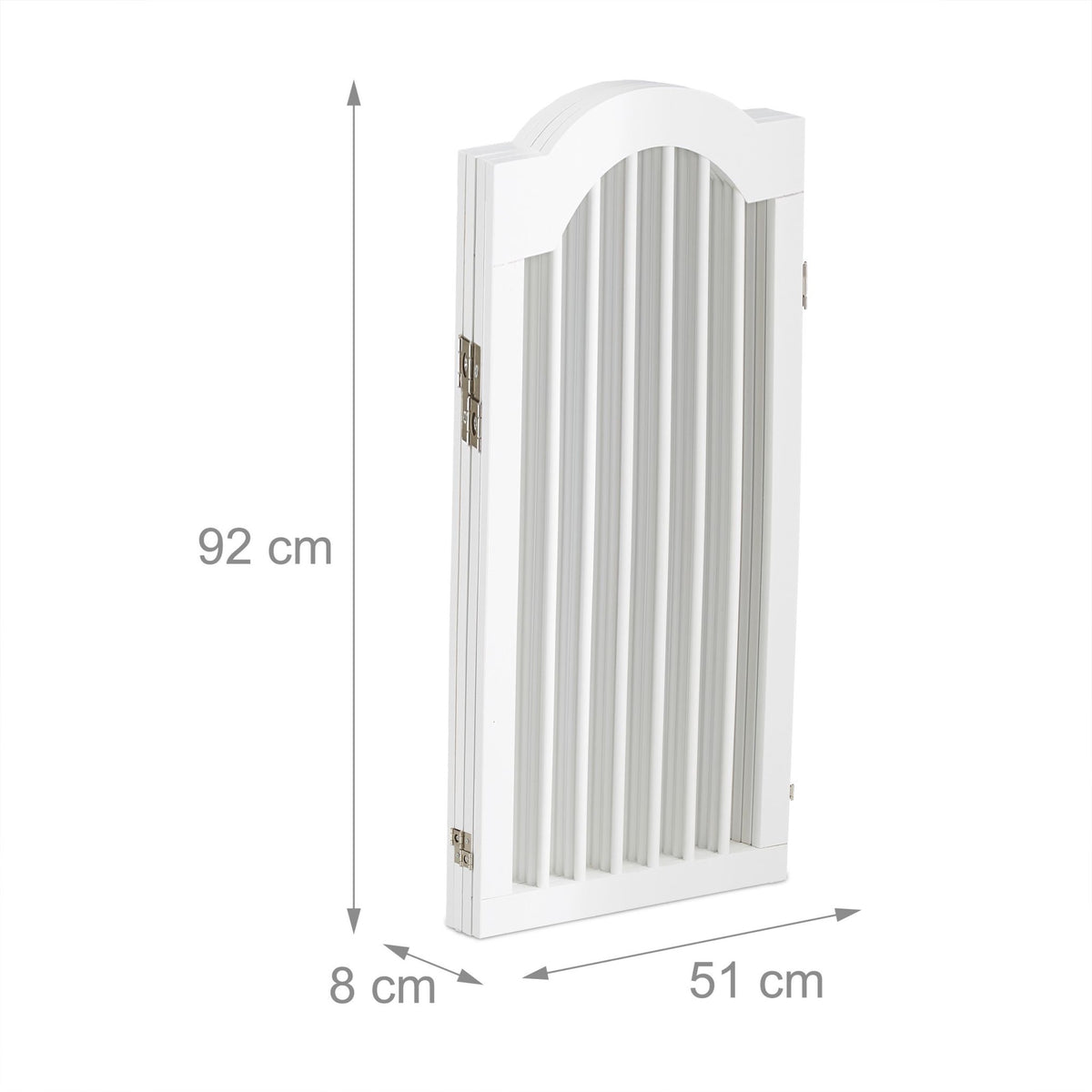 White security gate 92 cm