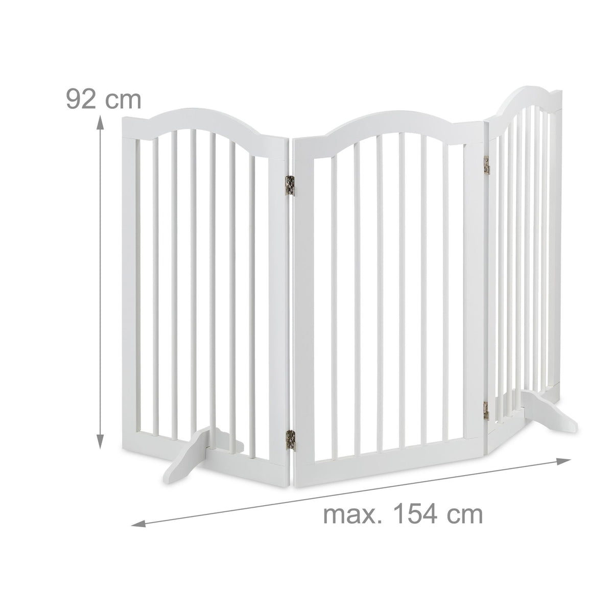 White security gate 92 cm