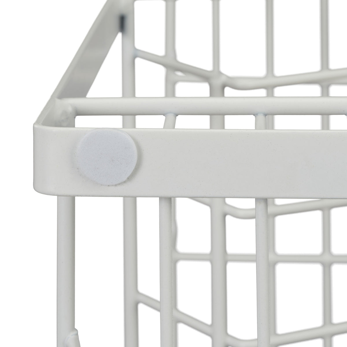 White spice rack with 3 levels