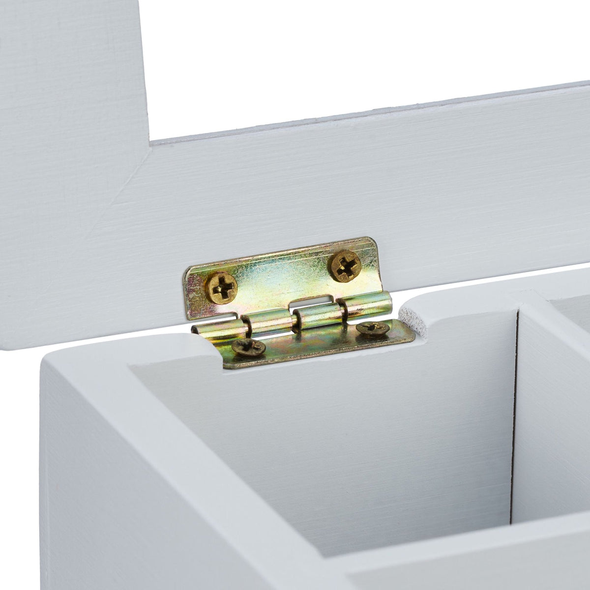 White tea box with 8 compartments