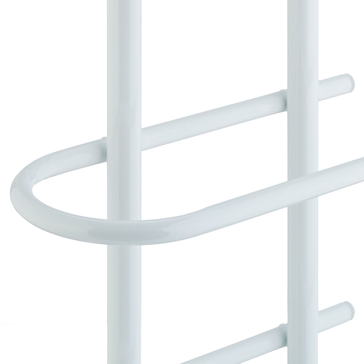 White towel rail with 3 rails