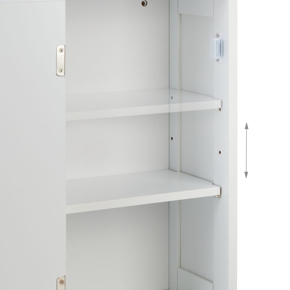 White wall cabinet bathroom
