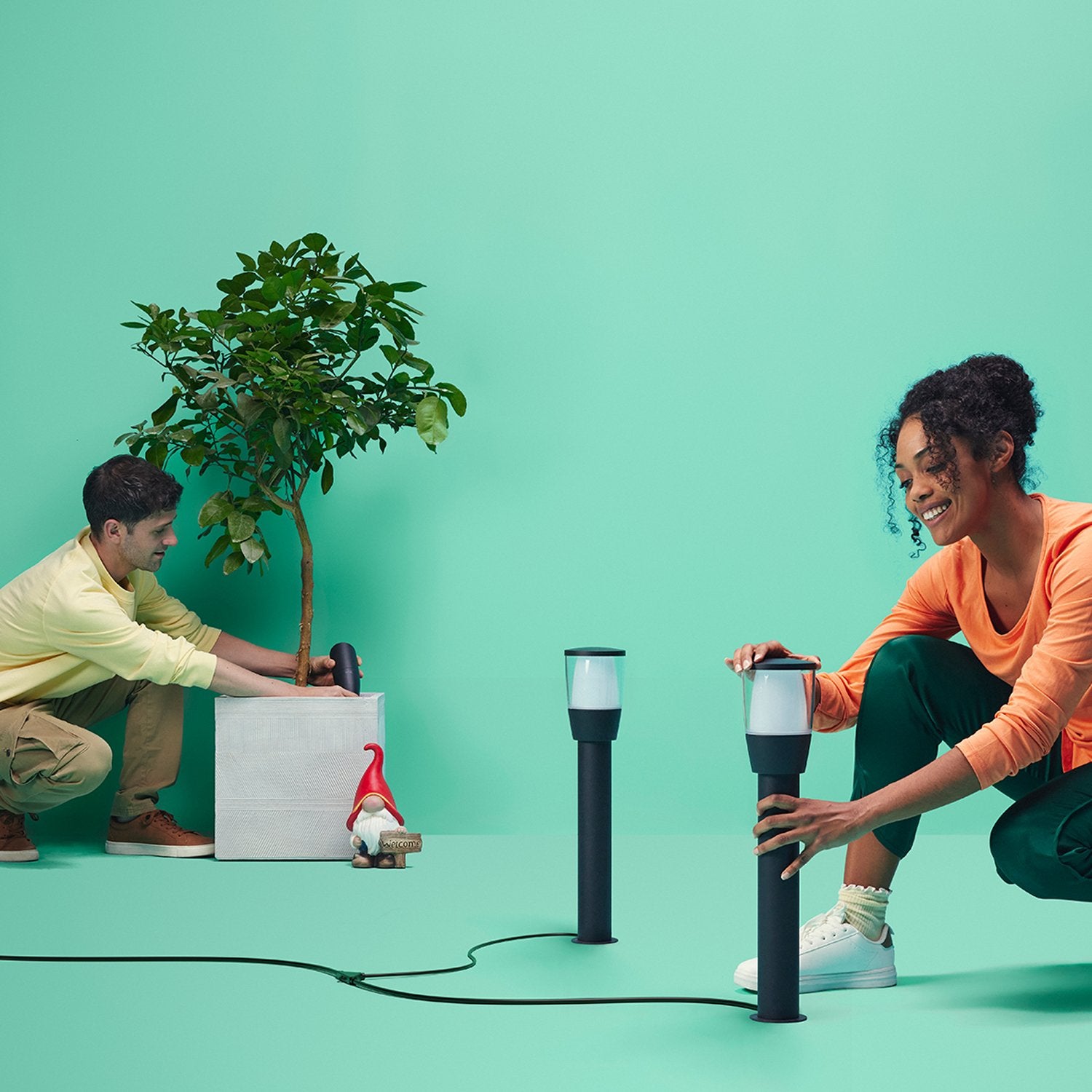 WiFi Smart Elpas pedestal Color + Warm-cold white 12V Expansion