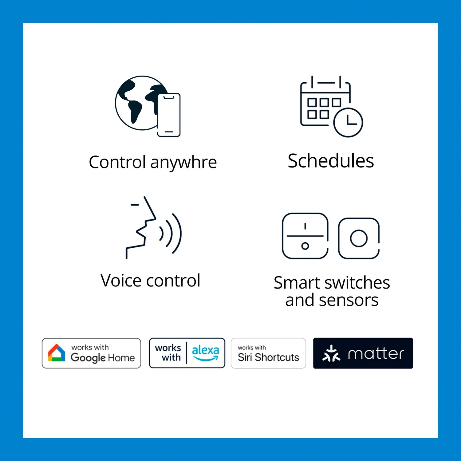 WiFi Smart LED GU10 50W 345lm Warm-cool white 1-pack