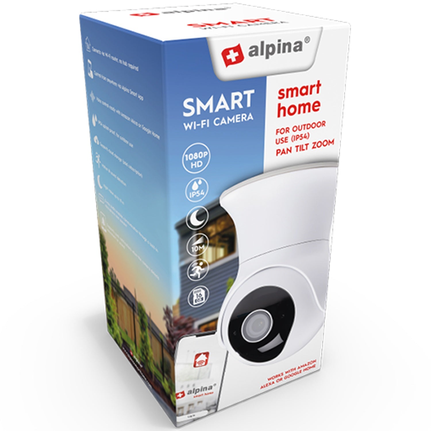 WiFi Smart Outdoor Camera 1080p Rotatable