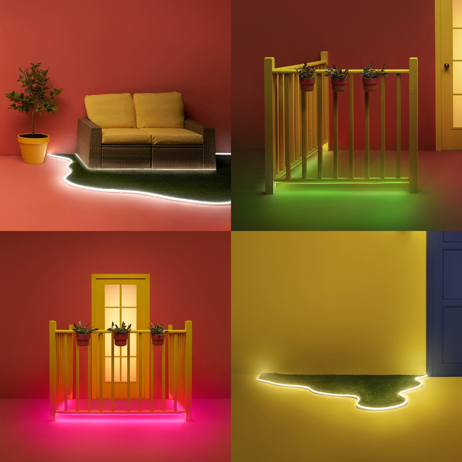 WiFi Smart RGBW-Lightstrip Outdoor 5m