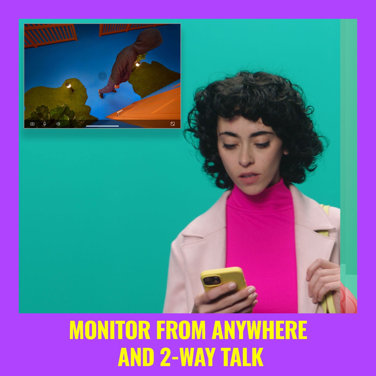 WiFi Smart Wall Lamp Outdoor with built-in camera