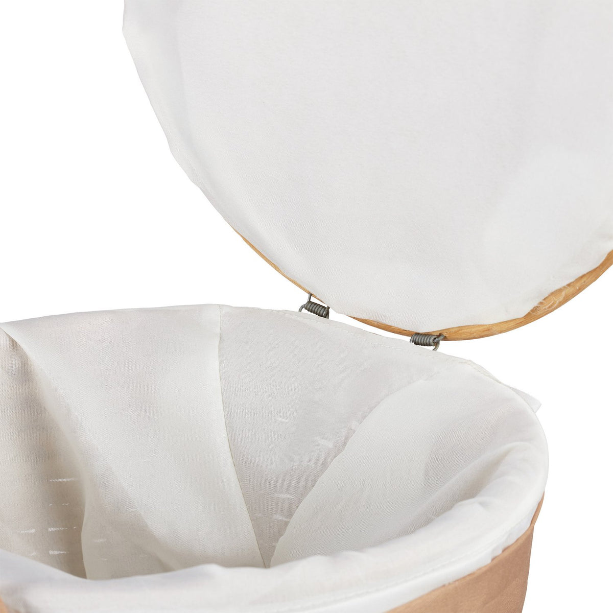 Wicker Bathroom Basket Set with Lids, 2 Pieces