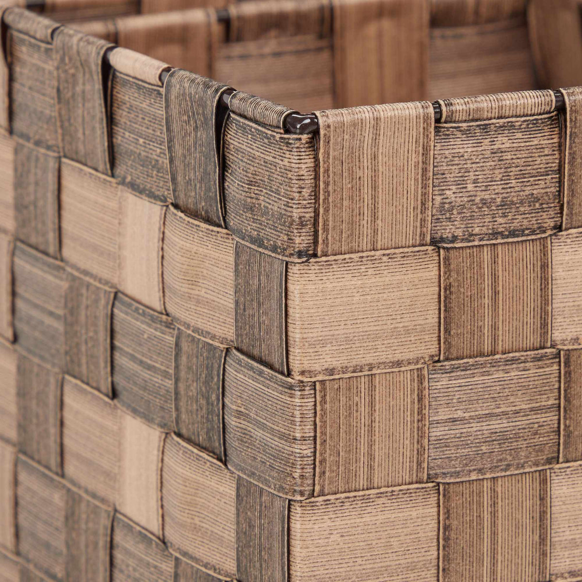 Wicker look storage basket Set of 4