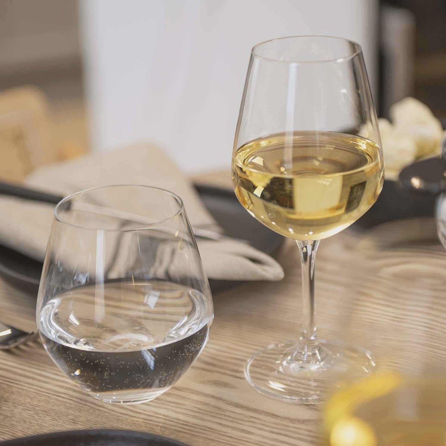 Wine Glasses, 35 cl, Set of 2, Dishwasher Safe