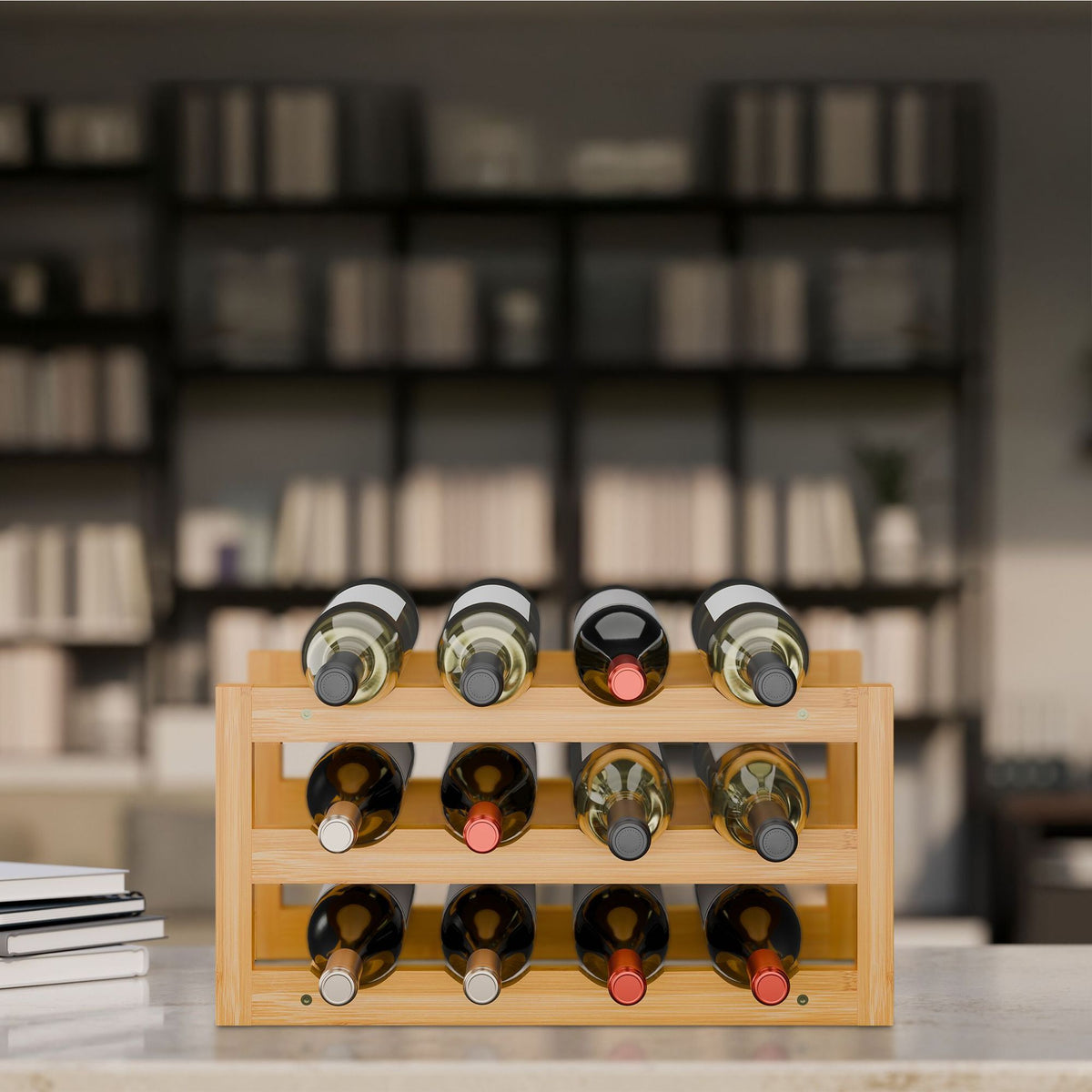 Wine rack for 12 bottles