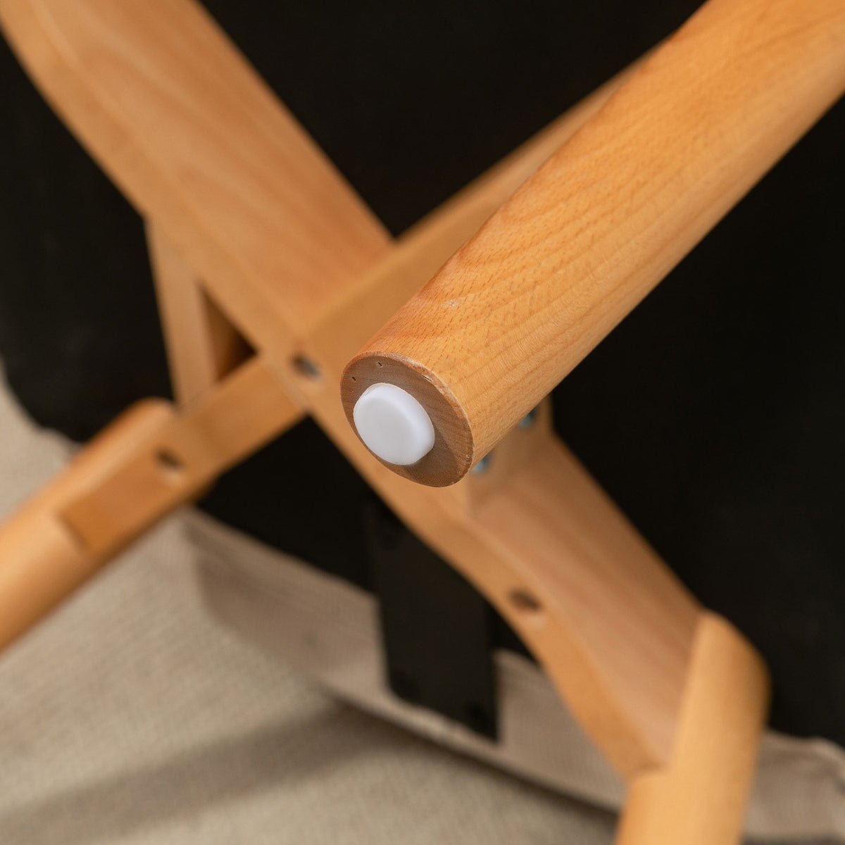 Wing Chair With Stool, Relaxation Chair, Upholstered Chair In Corduroy Look, Lounge Chair, Armchair With Wooden Legs, Tv Chair For Living Room, Beige