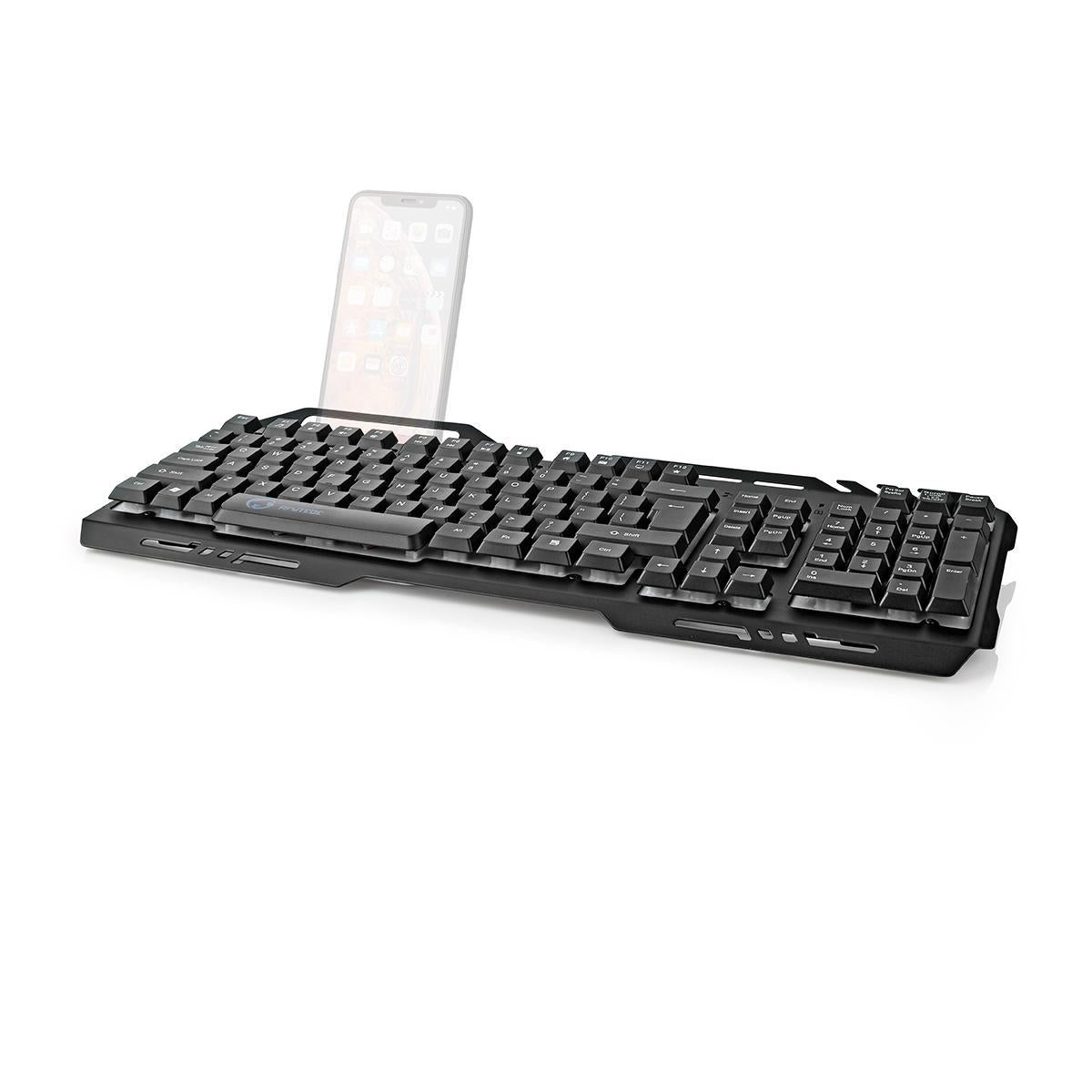 Wired Gaming Keyboard | USB 2.0 | Membrane keys | LEDs | US International | US Layout | USB Power | Power cable length: 1.50 m | Game
