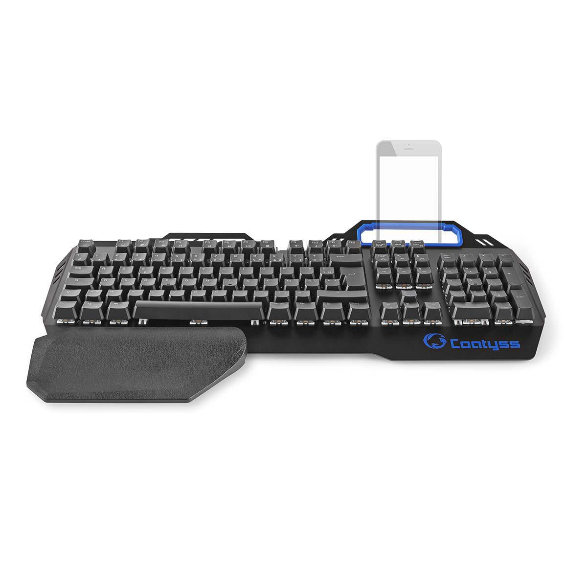 Wired Gaming Keyboard | USB | Mechanical Keys | RGB | French | FR Layout | USB Power | Power cable length: 1.70 m | Game
