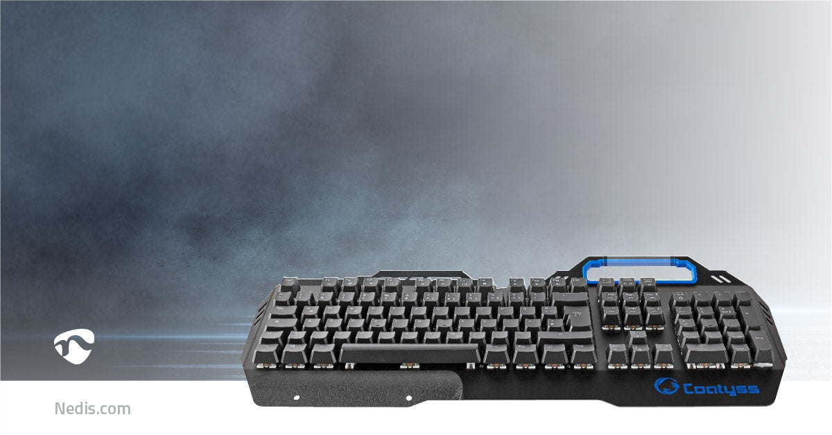 Wired Gaming Keyboard | USB | Mechanical Keys | RGB | German | DE Layout | USB Power | Power cable length: 1.70 m | Game