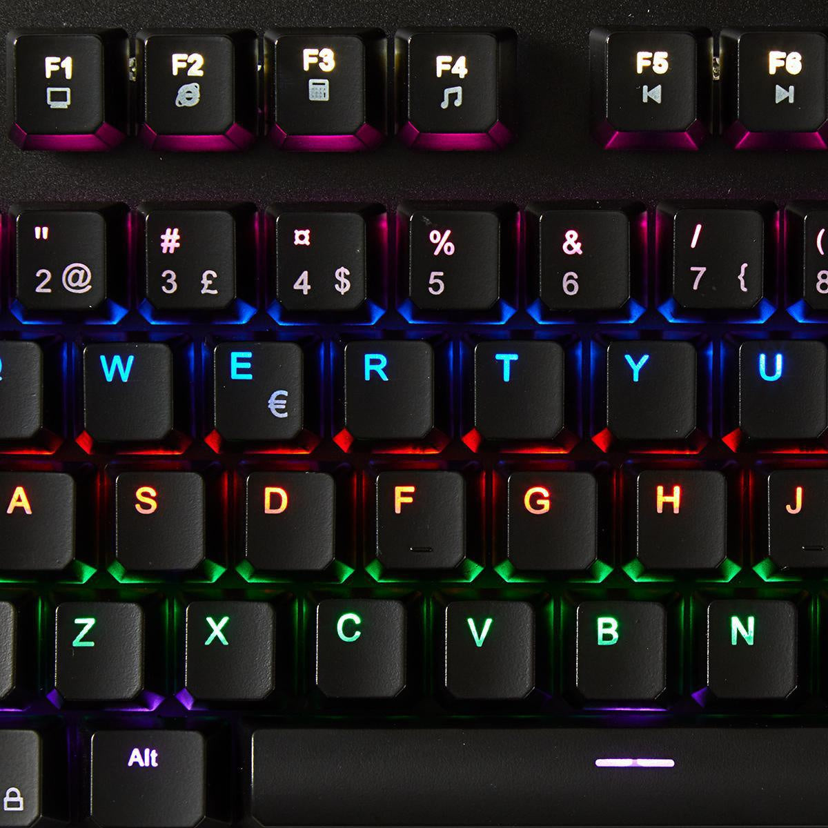 Wired Gaming Keyboard | USB | Mechanical Keys | RGB | Nordic | ND Layout | USB Power | Power cable length: 1.70 m | Game