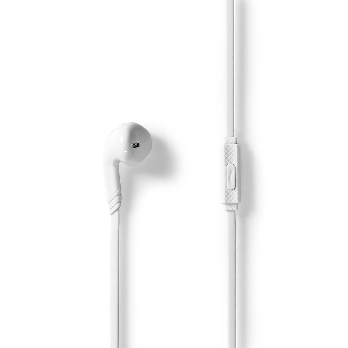 Wired Headphones | 3.5 mm | Cable length: 1.20 m | Built-in microphone | Volume Control | White