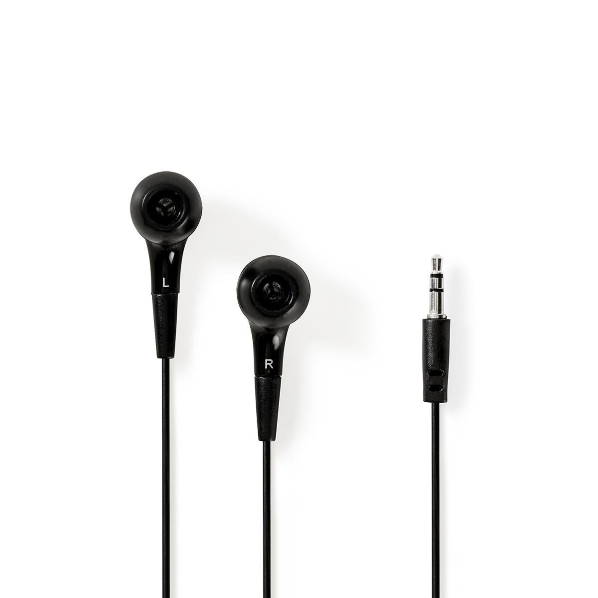 Wired Headphones | 3.5 mm | Cable length: 1.20 m | Volume Control | Black