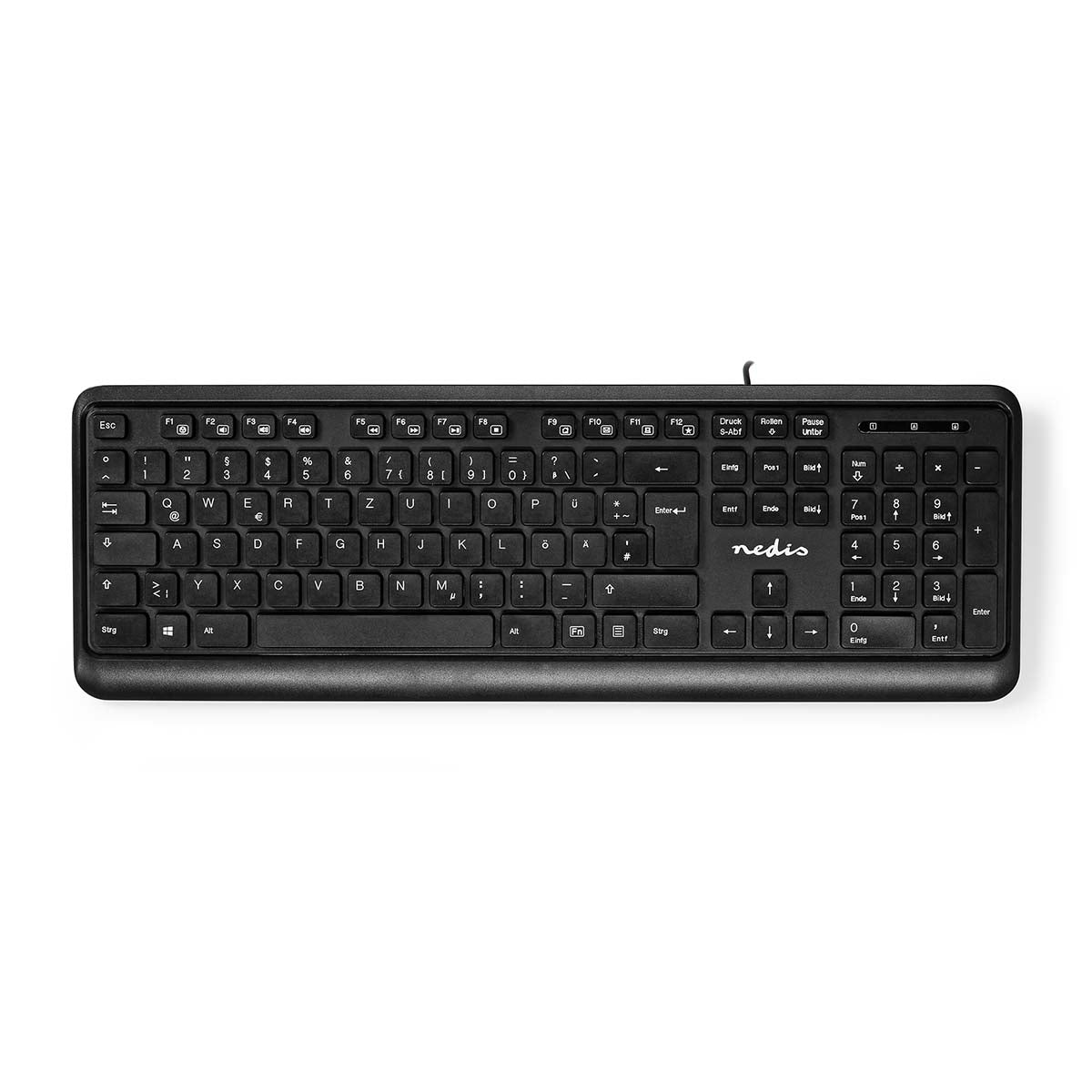 Wired Keyboard | USB-A | Multimedia | QWERTY | DE Layout | Numeric keyboard