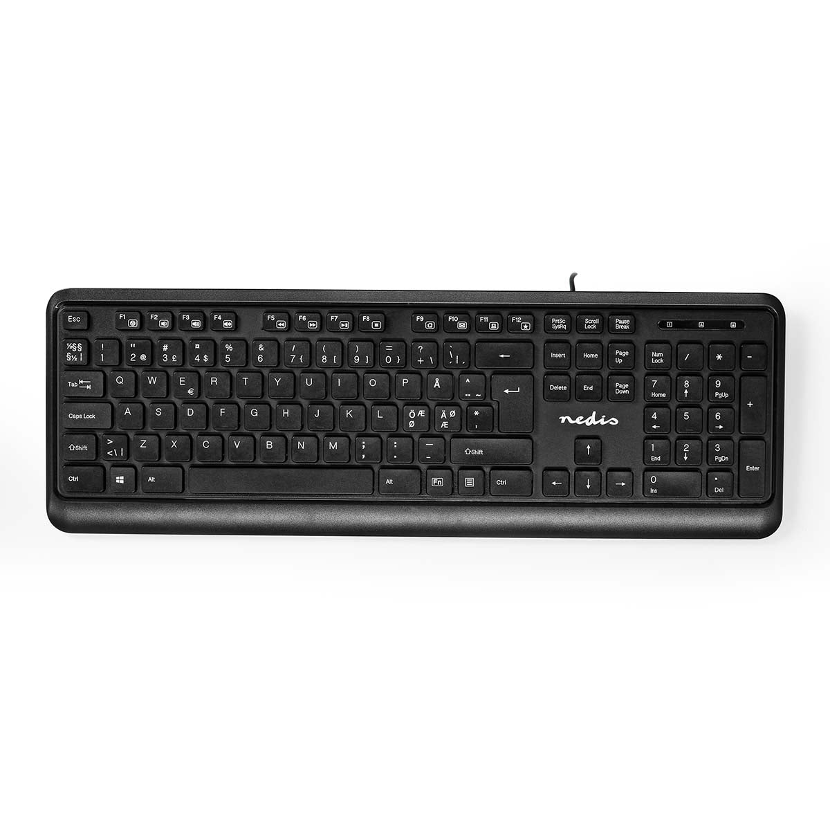 Wired Keyboard | USB-A | Multimedia | QWERTY | ND Layout | Numeric keyboard