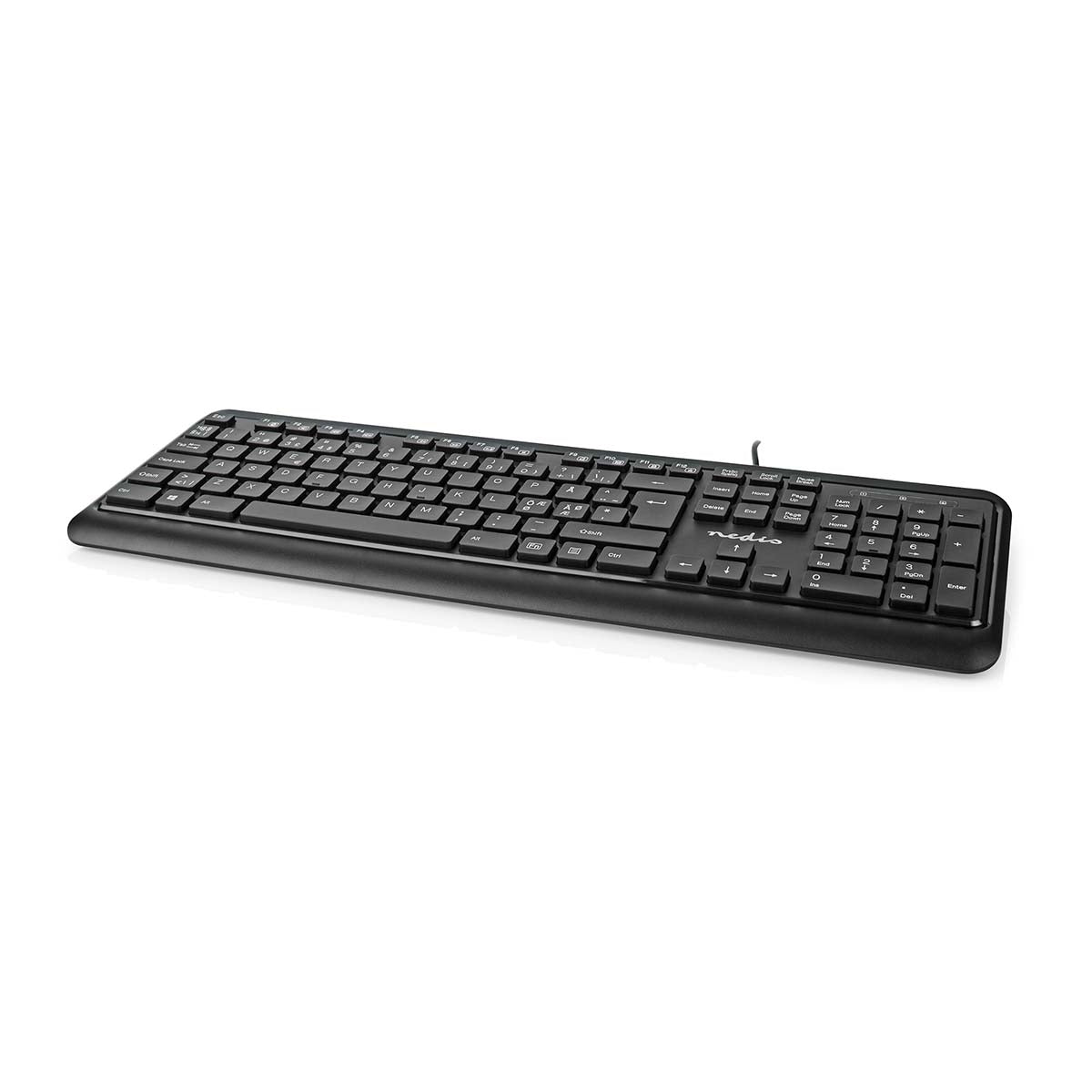 Wired Keyboard | USB-A | Multimedia | QWERTY | ND Layout | Numeric keyboard